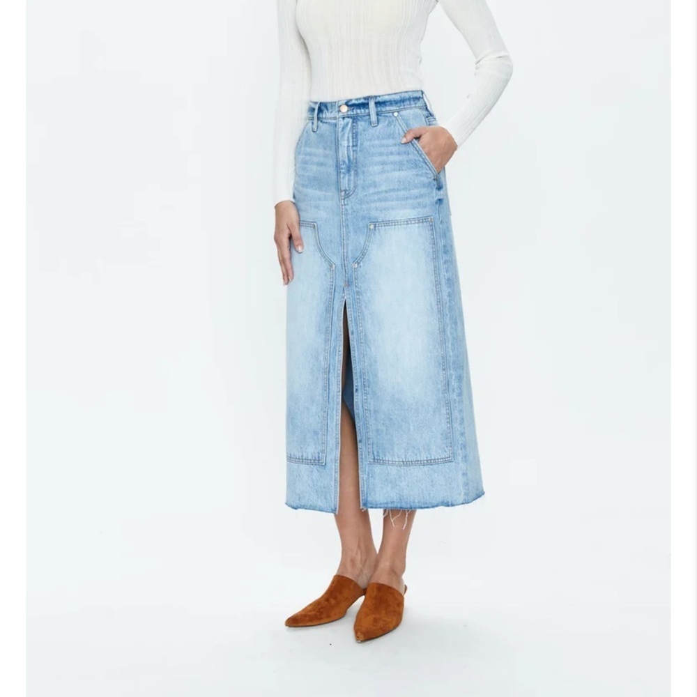 PISTOLA- long Denim Skirt NWT- Alice Coastal - Picture 2 of 9